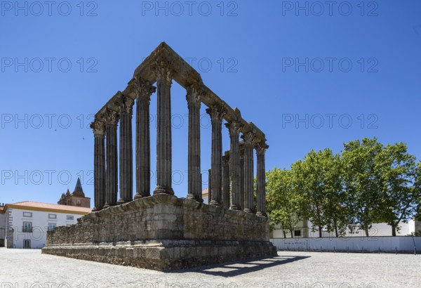 The Temple of Diana in Evora, Evora, Évora district, Portugal