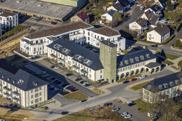 Aerial view, Belgian Quarter Soest, Soest, Soester Börde, North Rhine-Westphalia, Germany, DE, Europe, aerial view, aerial photography, aerial photography, overview, bird's-eye view, overview