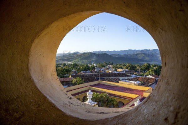 View of the city of Trinidad, Trinidad, Cuba, Sancti Spíritus, Sancti Spíritus from the bell tower of the Convento de San Francisco de Asis church