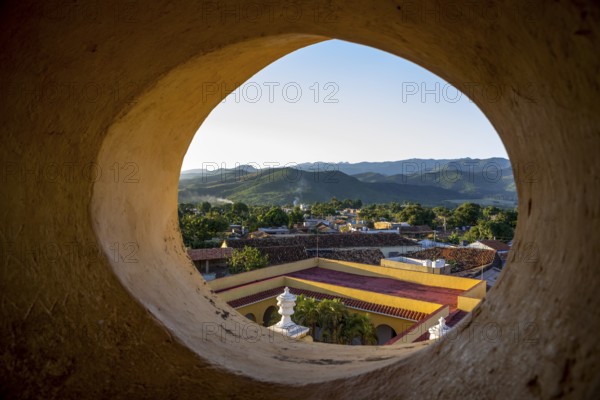 View of the city of Trinidad, Trinidad, Cuba, Sancti Spíritus, Sancti Spíritus from the bell tower of the Convento de San Francisco de Asis church