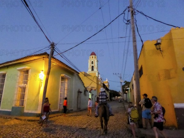 Church Convento de San Francisco de Asis of Trinidad in the Blue Hour, Trinidad, Cuba, Sancti Spíritus, Cuba