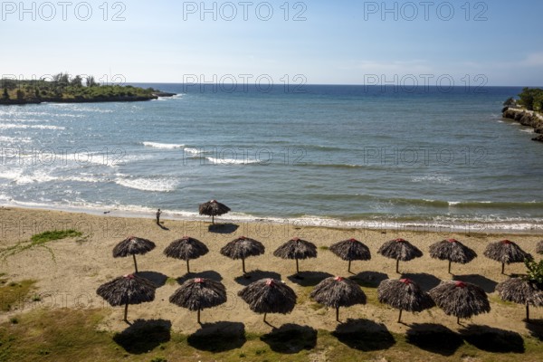 Yaguanabo beach on the southern side of the Caribbean island of Cuba, Caribbean, Yaguanabo, Cuba, Cienfuegos, Cuba