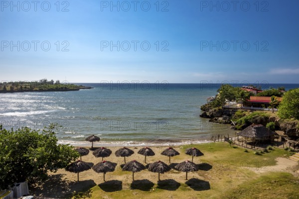 Yaguanabo beach on the southern side of the Caribbean island of Cuba, Caribbean, Yaguanabo, Cuba, Cienfuegos, Cuba
