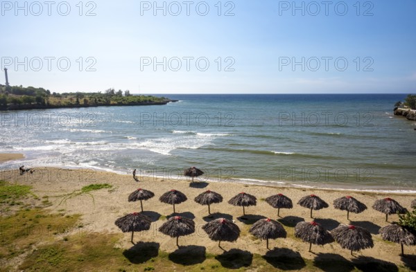 Yaguanabo beach on the southern side of the Caribbean island of Cuba, Caribbean, Yaguanabo, Cuba, Cienfuegos, Cuba