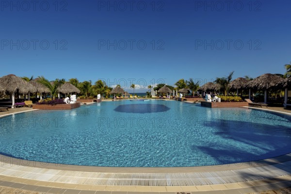 Pool in a holiday resort in Cuba, Varadero, Cuba, Matanzas, Cuba