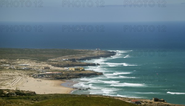 Atlantic coast, Cabo da Roca, westernmost point of the continent of Europe, Lisbon coast, São João das Covas, Lisbon district, Portugal
