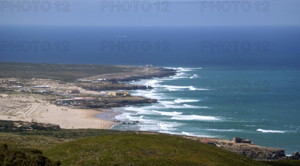 Atlantic coast, Cabo da Roca, westernmost point of the continent of Europe, Lisbon coast, São João das Covas, Lisbon district, Portugal