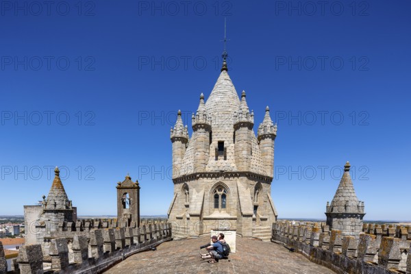 UNESCCO World Heritage Site, Tower of the Sé Catedral de Évora Basílica Sé Catedral de Nossa Senhora da Assunção, Evora, District of Évora, Portugal