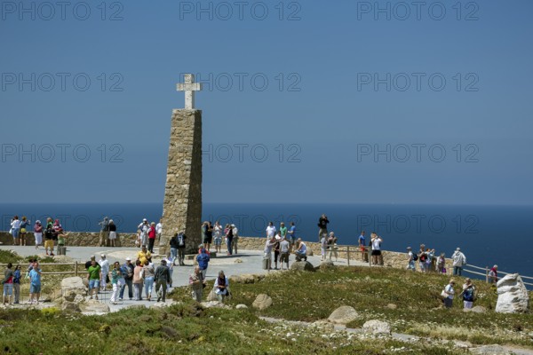 Atlantic coast, Cabo da Roca, westernmost point of the continent of Europe, Lisbon coast, São João das Covas, Lisbon district, Portugal