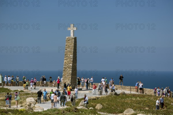 Atlantic coast, Cabo da Roca, westernmost point of the continent of Europe, Lisbon coast, São João das Covas, Lisbon district, Portugal