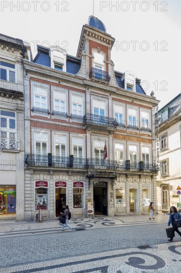 Grande Hotel do Porto, Oporto, Porto district, Portugal, Europe, aerial view, birds-eyes view, travel, travel photography