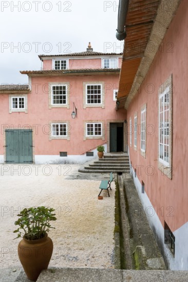 Casa de Sezim, Grande Escolha winery in the Minho region, the garden of Portugal, Nespereira, Braga district, Portugal, Europe, aerial view, birds-eyes view, travel, travel photography