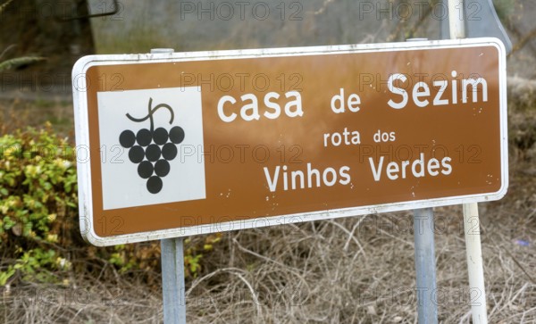Casa de Sezim, Grande Escolha winery in the Minho region, the garden of Portugal, Guimaraes, Braga district, Portugal, Europe, aerial view, birds-eyes view, travel, travel photography