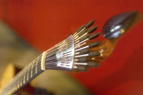 Coimbra guitar, Coimbra, Coimbra district, Portugal, Europe, aerial view, birds-eyes view, travel, travel photography