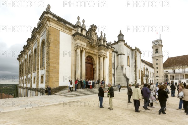 University of Coimbra, Coimbra, Coimbra district, Portugal, Europe, aerial view, birds-eyes view, travel, travel photography