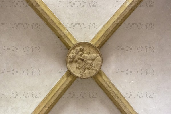 Legendary keystone of the Templars, Fortress of Tomar, Castle of the Knights Templar, Templars, UNESCO cultural heritage, Tomar, Santarém district, Portugal, Europe, Convento da Ordem de Christo, Santarém district, aerial view, birds-eyes view, Travel, travel photography