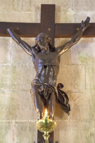 Cross of Christ, Changing of the Guard at the Tomb of the Unknown Soldier in the Chapter House, Monastery of Santa Maria da VitÃüria, UNESCO World Heritage Site, Monastery Church of Batalha, Mosteiro da Batalha, Batalha, Leiria District, Portugal, Europe, aerial view, birds-eyes view, Travel, Travel Photography