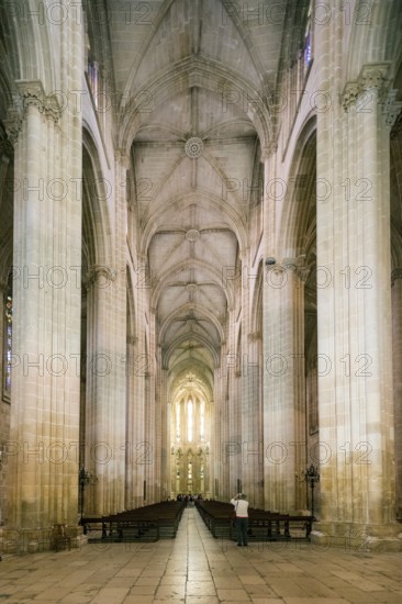 Monastery of Santa Maria da VitÃüria, UNESCO World Heritage Site, Monastery Church of Batalha, Mosteiro da Batalha, Batalha, Leiria District, Portugal, Europe, aerial view, birds-eyes view, Travel, Travel Photography