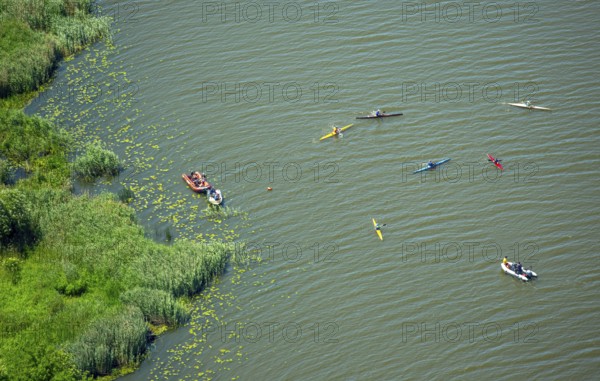 Malbork, river Nogat, city of Marienburg, pomorskie, Poland, Baltic Sea coast, PL, Europe, aerial view, birds-eyes view, aerial photography, overview, bird's eye view, northern Poland