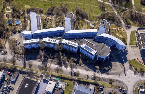Aerial photo, Witten/Herdecke University, Annen, Witten, Ruhr area, North Rhine-Westphalia, Germany, educational institution, DE, Europe, university, aerial photo, aerial photography, aerial photography, location, overview, university, bird's eye view, birds-eyes view, overview
