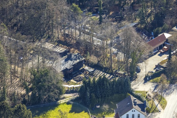 Aerial view, Schwedenheim im Herrenholz an der Herdecker Straße, Rüdinghausen, Witten, Ruhr area, North Rhine-Westphalia, Germany, DE, Europe, aerial view, aerial photography, aerial photography, location, overview, bird's-eye view, overview
