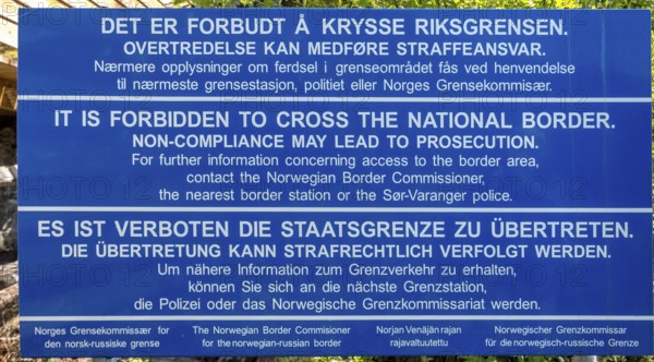 Norway-Russia border, border crossing warning, Kirkenes, Finnmark, Norway, Scandinavia, Europe, adventure travel, tourism, border markings, Hurtigruten, Hurtigruten voyage, cruise, land border, NOR, travel, destination, sea voyage, sightseeing, national border, tourism, Norwegian, Scandinavian, touristic