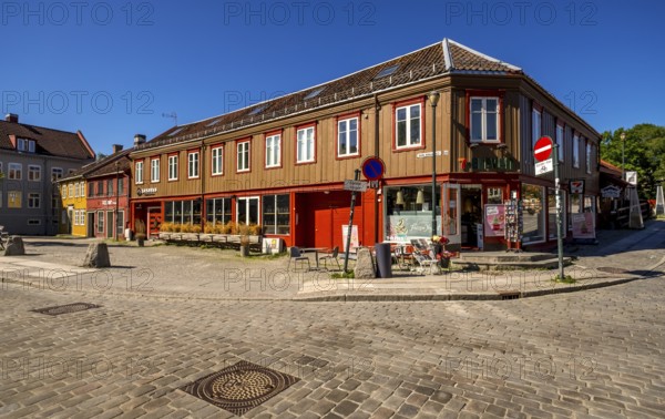 Kiosk, wooden houses, Bakklandet district, Trondheim, Trøndelag, Norway, Scandinavia, Europe, adventure travel, shopping street, leisure activities, tourism, Hurtigruten, Hurtigruten trip, cruise, NOR, Nedre Bakklandet Street, travel, destination, sea trip, sightseeing, tourism, Trøndelag, Norwegian, restored wooden houses, Scandinavian, tourist, Øvre Bakklandet Street