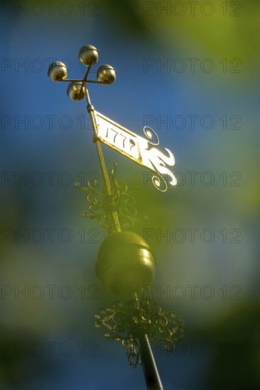 Church spire, weather vane, brass church spire, 1779, Trondheim, Trøndelag, Norway, Scandinavia, Europe, adventure travel, tourism, Hurtigruten, Hurtigruten cruise, cruise, NOR, travel, destination, signpost, sea voyage, sightseeing, tourism, Trøndelag, signpost, Norwegian, Scandinavian, touristic