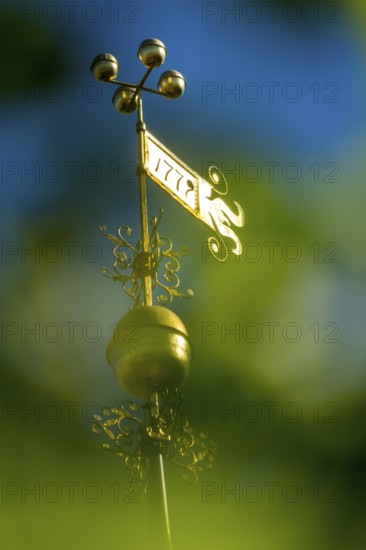 Church spire, weather vane, brass church spire, 1779, Trondheim, Trøndelag, Norway, Scandinavia, Europe, adventure travel, tourism, Hurtigruten, Hurtigruten cruise, cruise, NOR, travel, destination, signpost, sea voyage, sightseeing, tourism, Trøndelag, signpost, Norwegian, Scandinavian, touristic