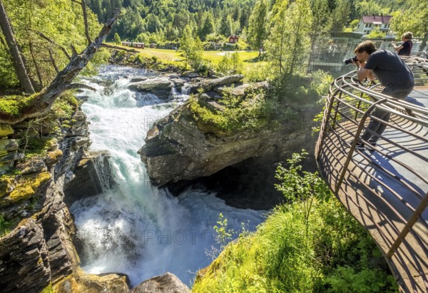 Gudbrandsjuvet canyon, Valldøla river, viewing platform, Valldal, Tafjord, Møre og Romsdal, Norway, Scandinavia, Europe, adventure trip, viewpoint, tourism, Hurtigruten, Hurtigruten trip, cruise, Møre og Romsdal, NOR, natural landscape, journey, destination, sea trip, sight, sightseeing, tourism, water canyon, Norwegian, Scandinavian, touristic