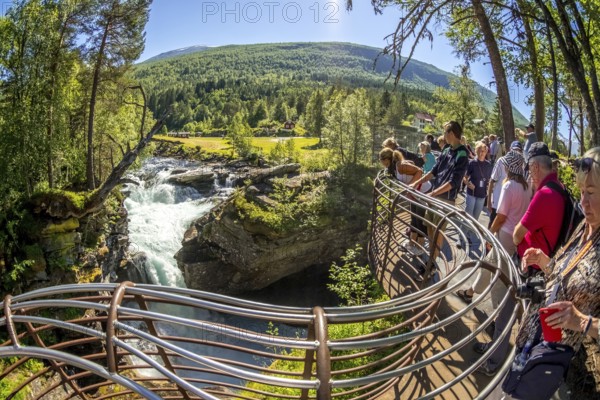 Gudbrandsjuvet canyon, Valldøla river, viewing platform, Valldal, Tafjord, Møre og Romsdal, Norway, Scandinavia, Europe, adventure trip, viewpoint, tourism, Hurtigruten, Hurtigruten trip, cruise, Møre og Romsdal, NOR, natural landscape, journey, destination, sea trip, sight, sightseeing, tourism, water canyon, Norwegian, Scandinavian, touristic