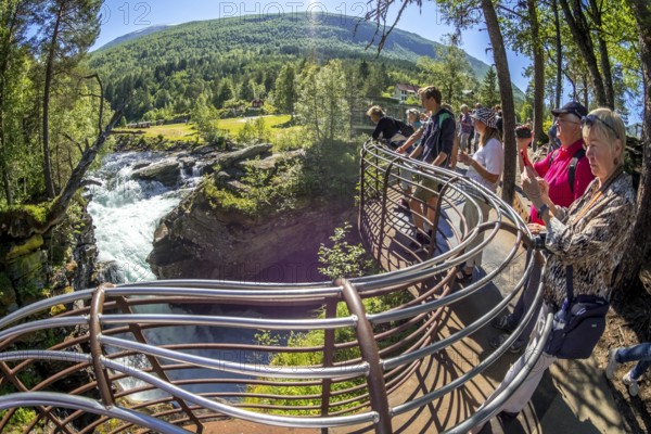 Gudbrandsjuvet canyon, Valldøla river, viewing platform, Valldal, Tafjord, Møre og Romsdal, Norway, Scandinavia, Europe, adventure trip, viewpoint, tourism, Hurtigruten, Hurtigruten trip, cruise, Møre og Romsdal, NOR, natural landscape, journey, destination, sea trip, sight, sightseeing, tourism, water canyon, Norwegian, Scandinavian, touristic