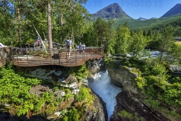 Gudbrandsjuvet canyon, Valldøla river, viewing platform, Valldal, Tafjord, Møre og Romsdal, Norway, Scandinavia, Europe, adventure trip, viewpoint, tourism, Hurtigruten, Hurtigruten trip, cruise, Møre og Romsdal, NOR, natural landscape, journey, destination, sea trip, sight, sightseeing, tourism, water canyon, Norwegian, Scandinavian, touristic