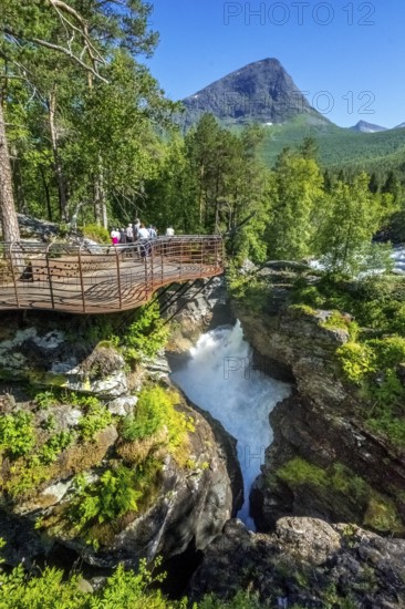 Gudbrandsjuvet canyon, Valldøla river, viewing platform, Valldal, Tafjord, Møre og Romsdal, Norway, Scandinavia, Europe, adventure trip, viewpoint, tourism, Hurtigruten, Hurtigruten trip, cruise, Møre og Romsdal, NOR, natural landscape, journey, destination, sea trip, sight, sightseeing, tourism, water canyon, Norwegian, Scandinavian, touristic
