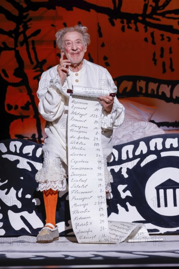 Dieter Hallervorden at the photo rehearsal for the play 'Der eingebildet Kranke' at the palace gardens Theatre. Berlin, 02.09.2025