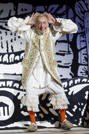 Dieter Hallervorden at the photo rehearsal for the play 'Der eingebildet Kranke' at the palace gardens Theatre. Berlin, 02.09.2025