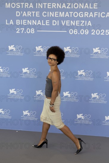 Venice, Italy - 2 September 2025: Myha'la during the Photo Call of - Dead Man's Wire - during the 82nd Venice International Film Festival