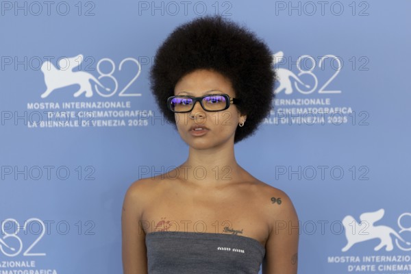 Venice, Italy - 2 September 2025: Myha'la during the Photo Call of - Dead Man's Wire - during the 82nd Venice International Film Festival