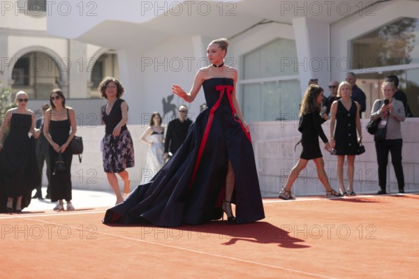 Venice, Italy - 1 September 2025: Amanda Seyfried during the red carpet of - The Testament of Ann Lee - during the 82nd Venice International Film Festival
