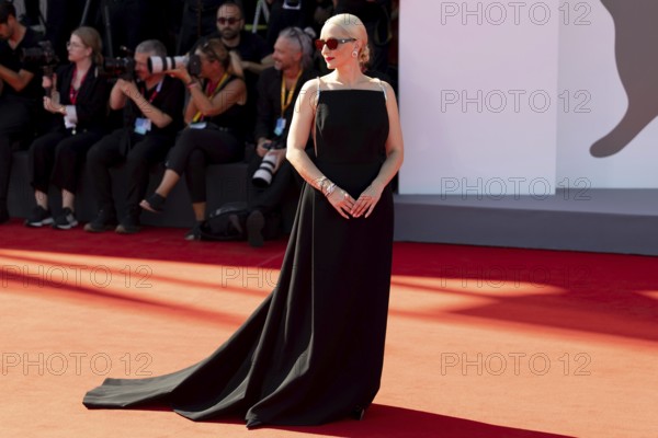 Venice, Italy - 1 September 2025: Mona Fastvold during the red carpet of - The Testament of Ann Lee - during the 82nd Venice International Film Festival