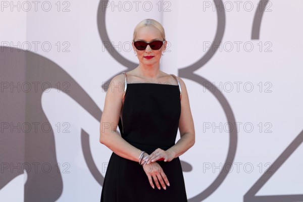 Venice, Italy - 1 September 2025: Mona Fastvold during the red carpet of - The Testament of Ann Lee - during the 82nd Venice International Film Festival