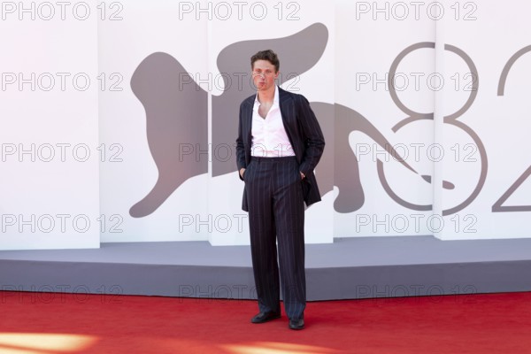 Venice, Italy - 1 September 2025: Jamie Bogyo during the red carpet of - The Testament of Ann Lee - during the 82nd Venice International Film Festival