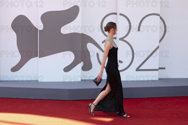 Venice, Italy - 1 September 2025: Natalie Shinnick during the red carpet of - The Testament of Ann Lee - during the 82nd Venice International Film Festival
