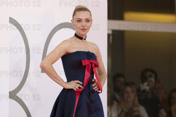 Venice, Italy - 1 September 2025: Amanda Seyfried during the red carpet of - The Testament of Ann Lee - during the 82nd Venice International Film Festival