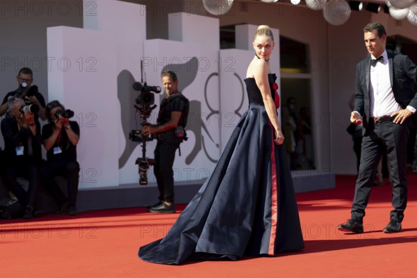 Venice, Italy - 1 September 2025: Amanda Seyfried during the red carpet of - The Testament of Ann Lee - during the 82nd Venice International Film Festival
