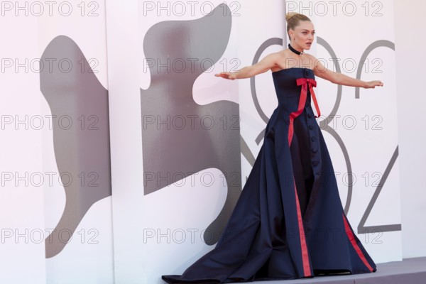 Venice, Italy - 1 September 2025: Amanda Seyfried during the red carpet of - The Testament of Ann Lee - during the 82nd Venice International Film Festival