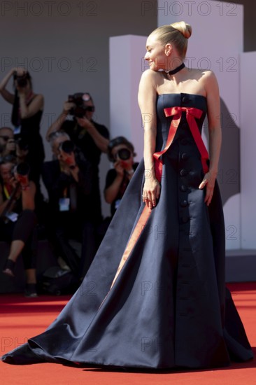 Venice, Italy - 1 September 2025: Amanda Seyfried during the red carpet of - The Testament of Ann Lee - during the 82nd Venice International Film Festival
