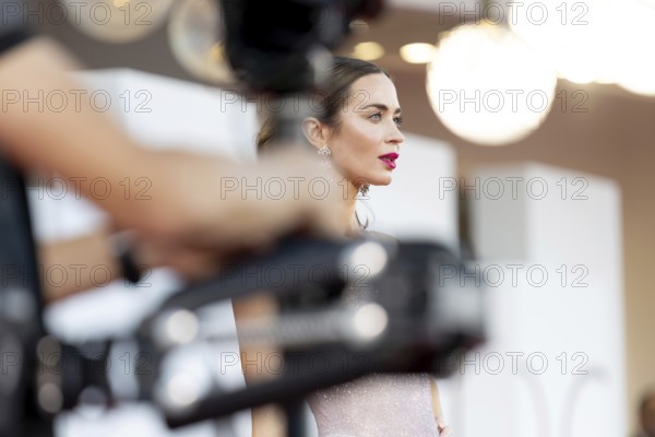 Venice, Italy - 1 September 2025: Emily Blunt during the red carpet of - The Smashing Machine - during the 82nd Venice International Film Festival