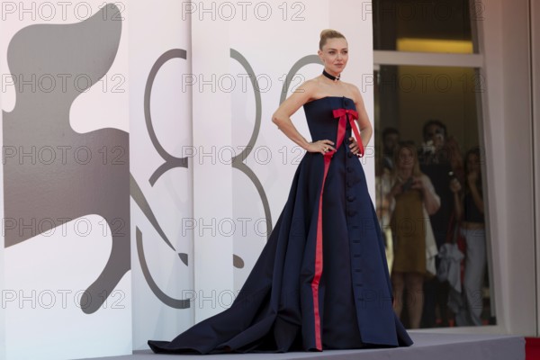 Venice, Italy - 1 September 2025: Amanda Seyfried during the red carpet of - The Testament of Ann Lee - during the 82nd Venice International Film Festival