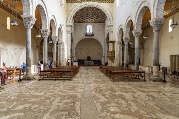 Floor mosaics in the Cathedral of Santa Maria Annunziata in Otranto, Apulia, Italy